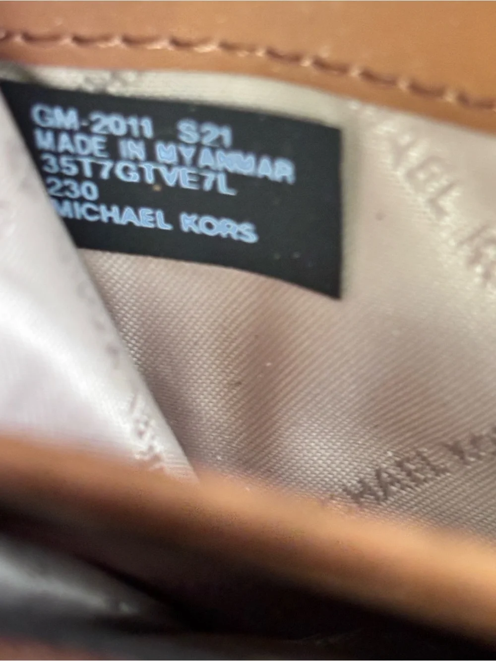 Michael Kors Jet Set Travel Large Continental Wallet Brown Luggage